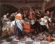 Jan Steen Celebrating the Birth china oil painting artist
